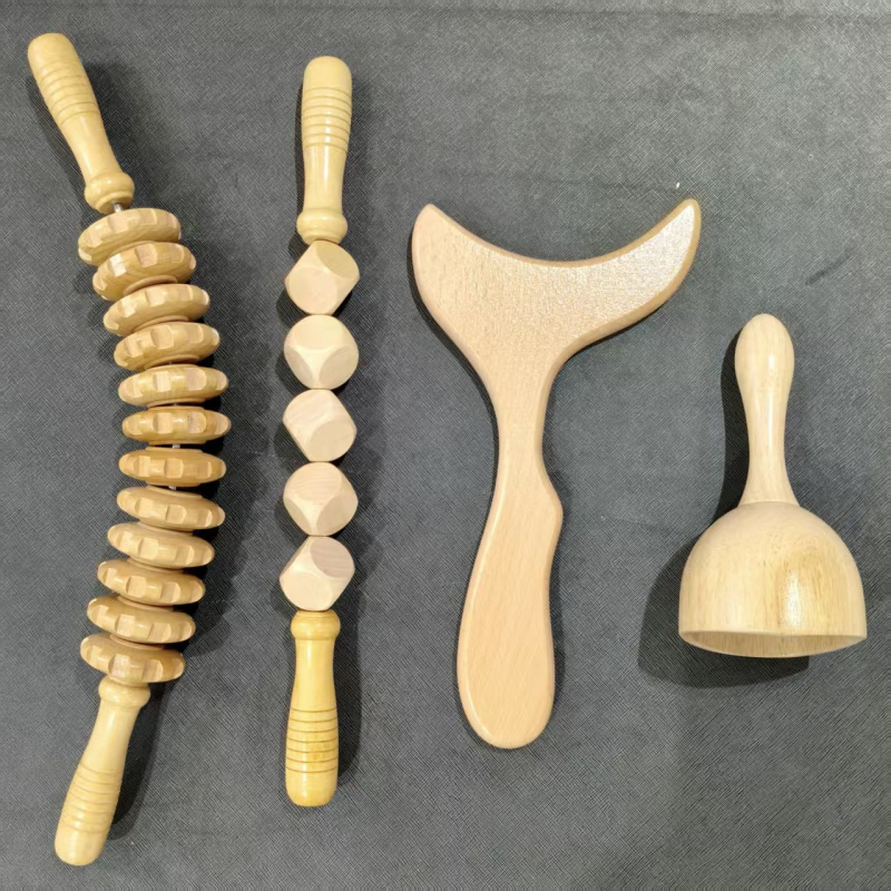 Μασάζερ πλάτης ολόκληρου σώματος — ώμοι και πλάτη, πολυλειτουργικός κύλινδρος, από ξύλο (Μάρκα: Zuo zhi; Υλικό: ξύλο; Έλεγχος: Μηχανικός)