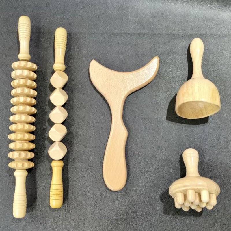 Μασάζερ πλάτης ολόκληρου σώματος — ώμοι και πλάτη, πολυλειτουργικός κύλινδρος, από ξύλο (Μάρκα: Zuo zhi; Υλικό: ξύλο; Έλεγχος: Μηχανικός)