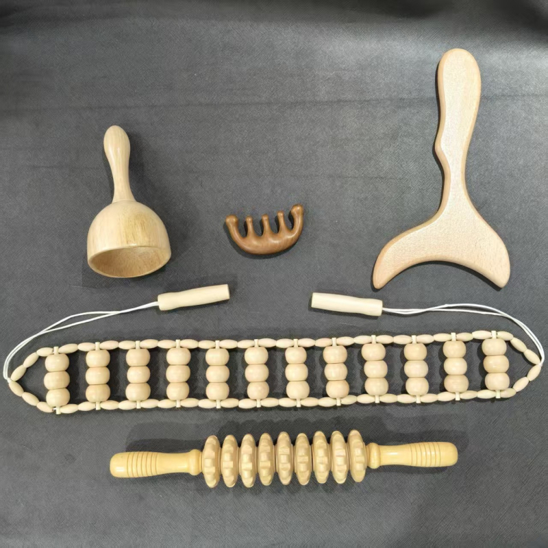 Μασάζερ πλάτης ολόκληρου σώματος — ώμοι και πλάτη, πολυλειτουργικός κύλινδρος, από ξύλο (Μάρκα: Zuo zhi; Υλικό: ξύλο; Έλεγχος: Μηχανικός)