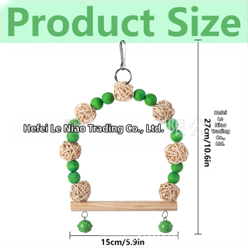 Παπαγάλου κούνια-παιχνίδι για πουλιά — μη εισαγόμενο προϊόν