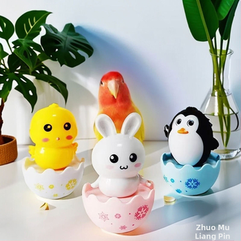 Παιχνίδι δαγκώματος για παπαγάλους με ταλαντευόμενο μηχανισμό για ανακούφιση άγχους — Υλικό: Πλαστικό • Μάρκα: Parrot Handsome • Για παπαγάλους • Δεν εισάγεται