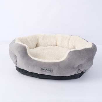 Han Pet Φωλιά Κατοικίδιων για Γάτες – Κρεβάτι Γάτας από Πολυεστερική Ίνα, Κυκλικός Σχεδιασμός, Στρώμα Βαθιάς Ύπνου