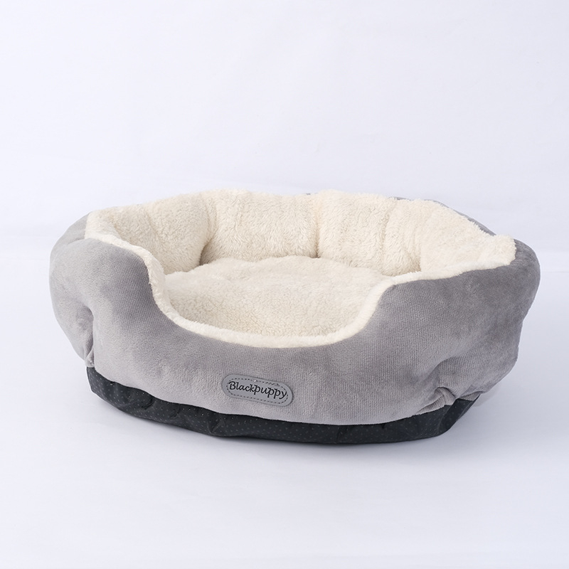 Han Pet Kaķu mājdzīvnieku ligzda – Poliesterā šķiedra, apaļš dizains, dziļas miega matracis