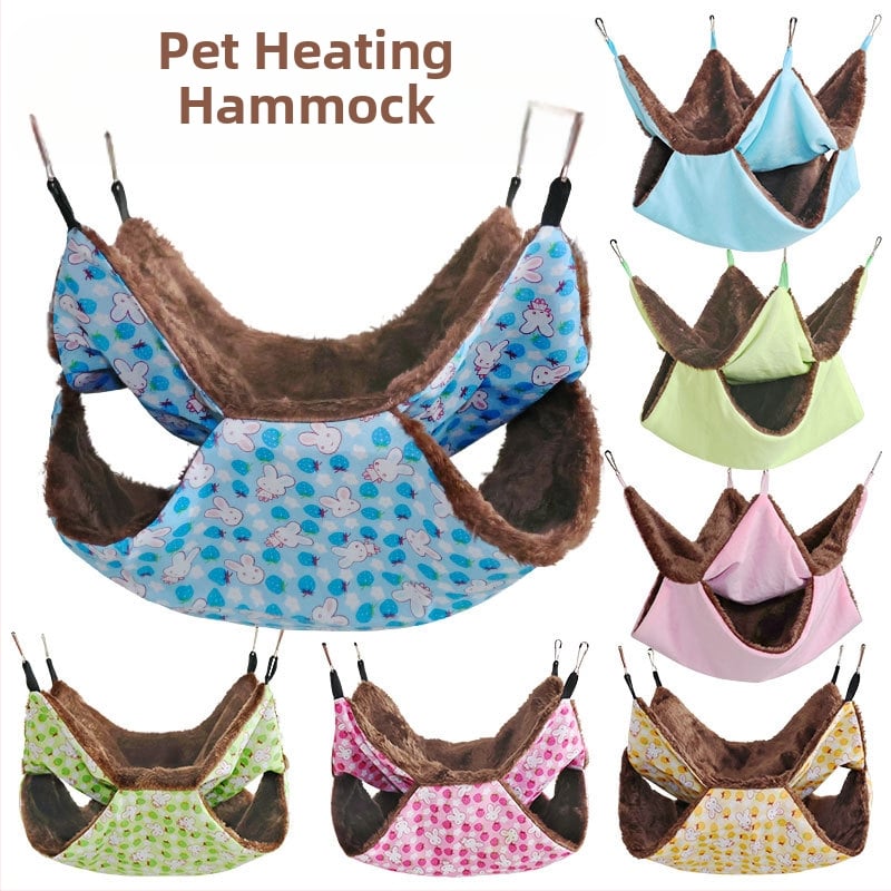 Hamstera hamaka ar dubulti pūkainu siltu guļammaisu, materiāls: audums, četros gadalaikos, zīmols: 3inch families