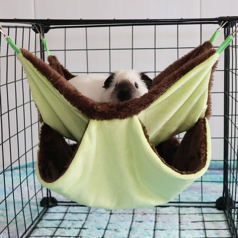 Hamstera hamaka ar dubulti pūkainu siltu guļammaisu, materiāls: audums, četros gadalaikos, zīmols: 3inch families