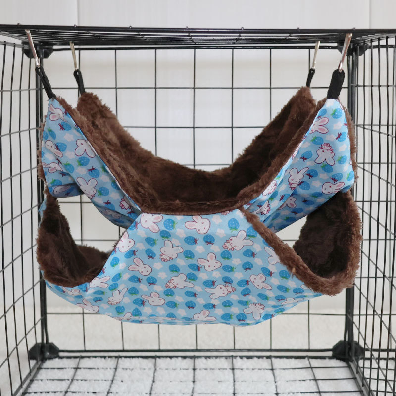 Hamstera hamaka ar dubulti pūkainu siltu guļammaisu, materiāls: audums, četros gadalaikos, zīmols: 3inch families