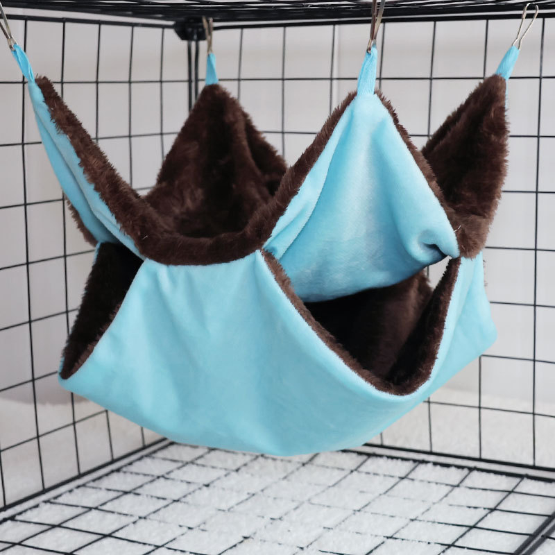 Hamstera hamaka ar dubulti pūkainu siltu guļammaisu, materiāls: audums, četros gadalaikos, zīmols: 3inch families