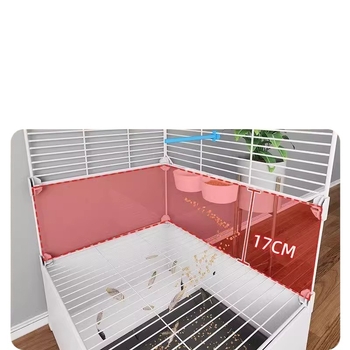 Μεταλλικό κλουβί για παπαγάλους, πολυτελές στυλ βίλα, αδιάβροχο για οικιακή χρήση