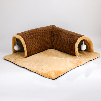 Kaķu tunelis – spēlei un guļamai vietai | Materiāls Shu velvet | Kaķu ligzda | Zīmols Xinerchang trading