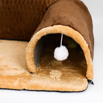 Kaķu tunelis – spēlei un guļamai vietai | Materiāls Shu velvet | Kaķu ligzda | Zīmols Xinerchang trading