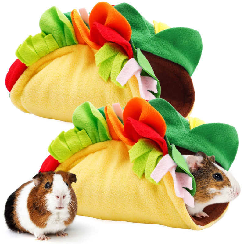 Daļēji slēgts tunelis hamsterim ar mīkstu patvērumu un guļvietu | Materiāls: audums; Piemērots: Hamsters; Sezona: visas sezonas; Zīmols: ZHIAIYICHONG / love a pet