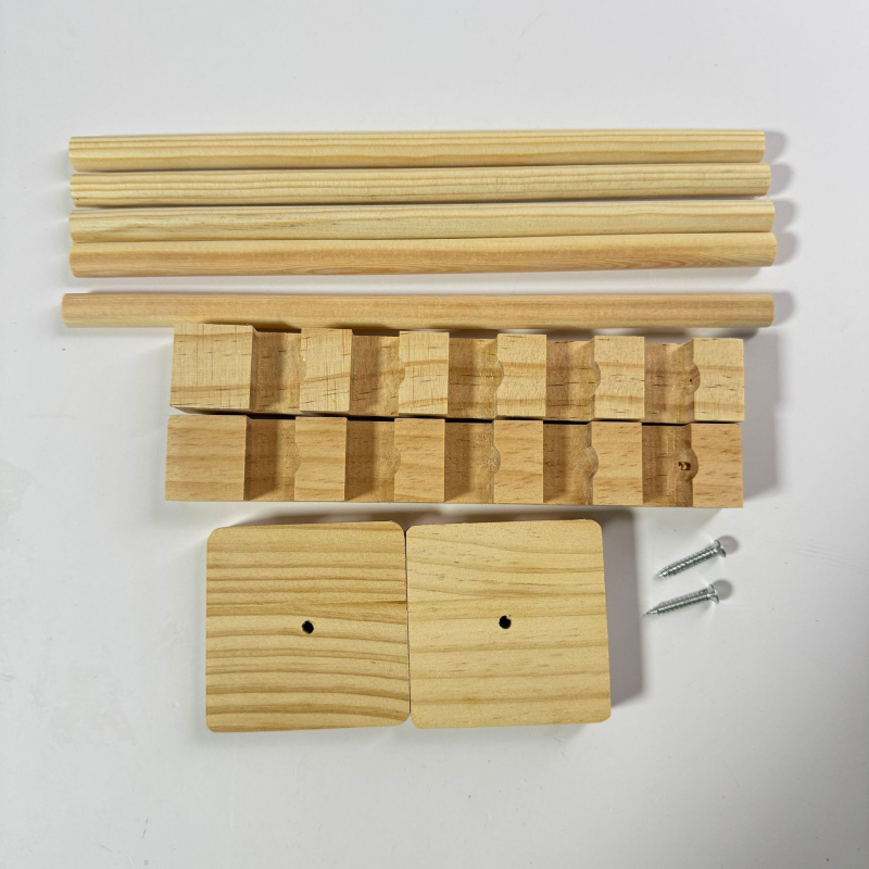 Ξύλινο κοντάρι άλματος για μικρά κατοικίδια — αποσπώμενο κοντάρι εκπαίδευσης για κουνέλια και ινδικά χοιρίδια