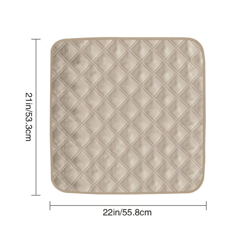 Suņa sēdvietas spilvens, noplūdes aizsardzība, neslīdošs, daudzslāņu audums (Pongee + PP kokvilna + TPU plēve + pretslīdējoša režģa)