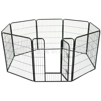 Κλουβί σκύλων εσωτερικού χώρου με παχιά μεταλλική κατασκευή και πόρτα με προστατευτική ράγα