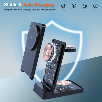 Ασύρματος φορτιστής 20W για Apple Watch, iPhone και ακουστικά – QC3.0, έξοδος 3A