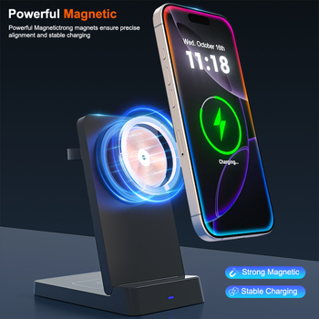 Ασύρματος φορτιστής 20W για Apple Watch, iPhone και ακουστικά – QC3.0, έξοδος 3A