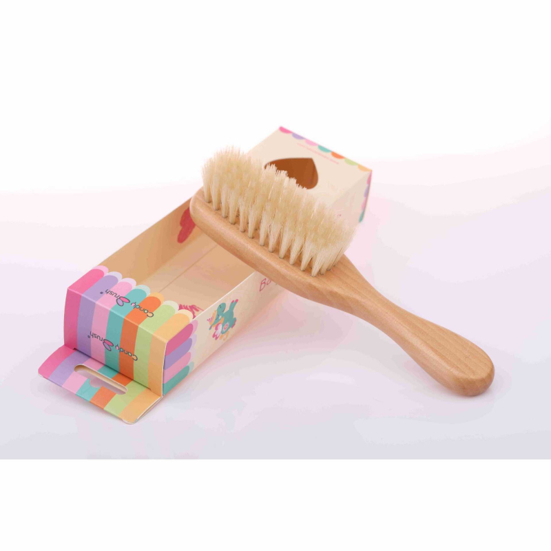 Vannas un masāžas suka – beķa koks, mīkstas sari, pārnēsājamā, Candy Brush CB-1039, universāla lietošana