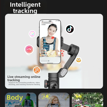 XE σταθεροποιητής gimbal για κινητό με τρεις άξονες, φορητός χειροκίνητος, για ομαλές λήψεις και ζωντανή μετάδοση