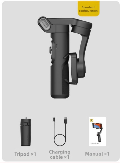 XE σταθεροποιητής gimbal για κινητό με τρεις άξονες, φορητός χειροκίνητος, για ομαλές λήψεις και ζωντανή μετάδοση