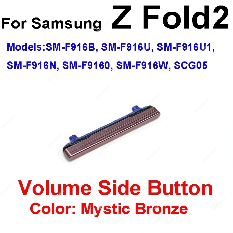 Gumb za glasnoću za Samsung Galaxy Z Fold 2–6 (F916B/N/U, F926)