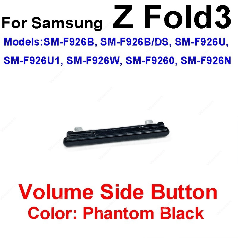 Gumb za glasnoću za Samsung Galaxy Z Fold 2–6 (F916B/N/U, F926)