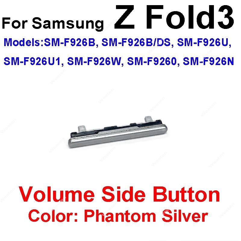 Gumb za glasnoću za Samsung Galaxy Z Fold 2–6 (F916B/N/U, F926)