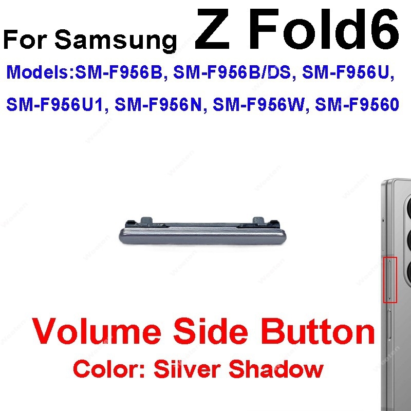Gumb za glasnoću za Samsung Galaxy Z Fold 2–6 (F916B/N/U, F926)