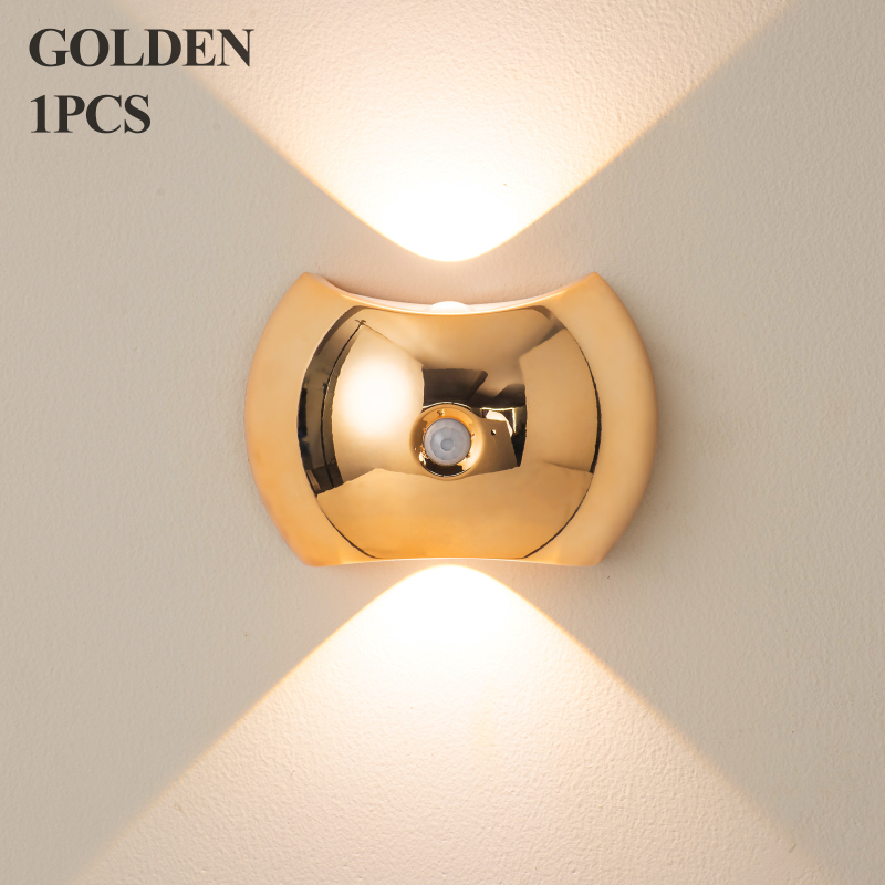 Φωτιστικό τοίχου LED με ABS σκιά και ABS σώμα, 5V, CE πιστοποιημένο, μοντέρνο μινιμαλιστικό στυλ