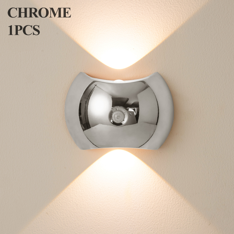 Φωτιστικό τοίχου LED με ABS σκιά και ABS σώμα, 5V, CE πιστοποιημένο, μοντέρνο μινιμαλιστικό στυλ