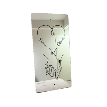 DIY Αξεσουάρ Κοσμημάτων - Προσωποποιημένο Όνομα, Γραμμένο Ακρυλικό Φωτιζόμενο Καθρέφτης-Μενταγιόν, Χειμώνας 2024, Xinyan Crafts