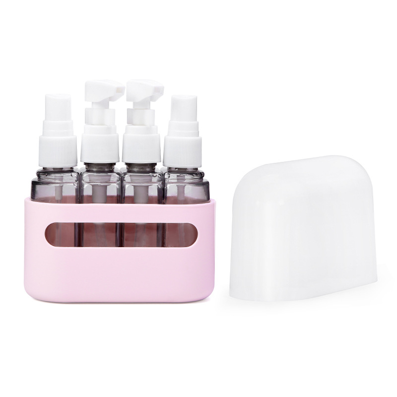 Coen ceļojumu kosmētikas pudeles komplekts — 4-in-1 plastmasas pudeles šampūnam, losjonam, dušas želejai un ādas kopšanai