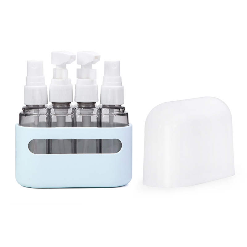 Coen ceļojumu kosmētikas pudeles komplekts — 4-in-1 plastmasas pudeles šampūnam, losjonam, dušas želejai un ādas kopšanai