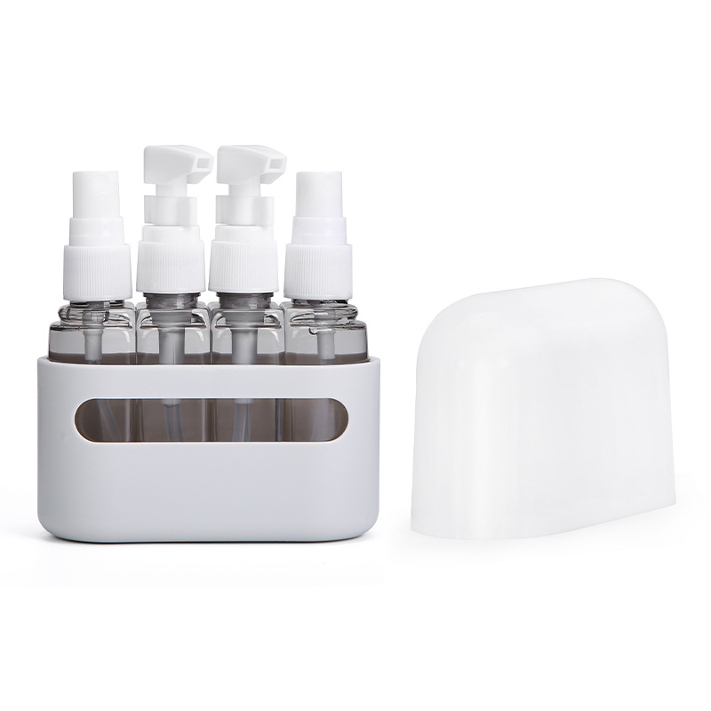 Coen ceļojumu kosmētikas pudeles komplekts — 4-in-1 plastmasas pudeles šampūnam, losjonam, dušas želejai un ādas kopšanai
