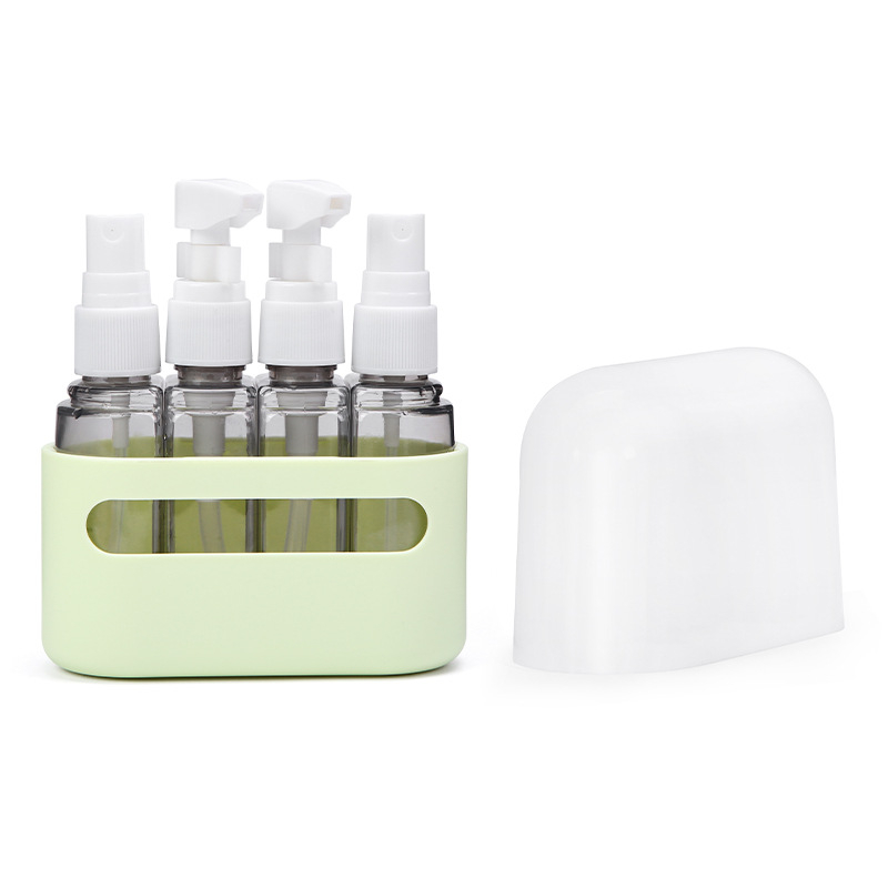 Coen ceļojumu kosmētikas pudeles komplekts — 4-in-1 plastmasas pudeles šampūnam, losjonam, dušas želejai un ādas kopšanai