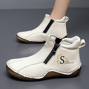 Sieviešu Martin zābaki, virsma: mikrošķiedra, zole: gumija, sānu rāvējslēdzējs, pretslīdēšanas īpašība