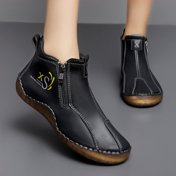 Sieviešu Martin zābaki, virsma: mikrošķiedra, zole: gumija, sānu rāvējslēdzējs, pretslīdēšanas īpašība