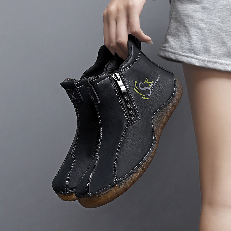 Sieviešu Martin zābaki, virsma: mikrošķiedra, zole: gumija, sānu rāvējslēdzējs, pretslīdēšanas īpašība