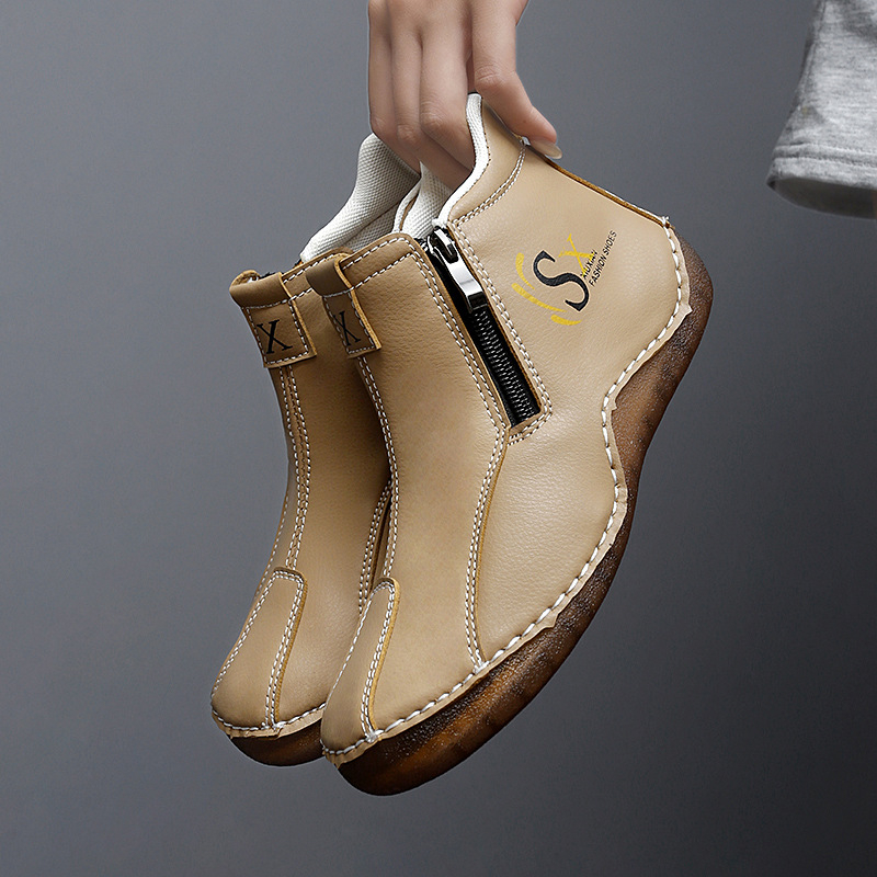 Sieviešu Martin zābaki, virsma: mikrošķiedra, zole: gumija, sānu rāvējslēdzējs, pretslīdēšanas īpašība