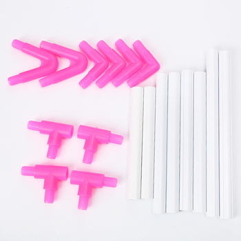 PVC asztali clip-es hímzőkeret keresztszemeshez – kézi használat, textilhímzés