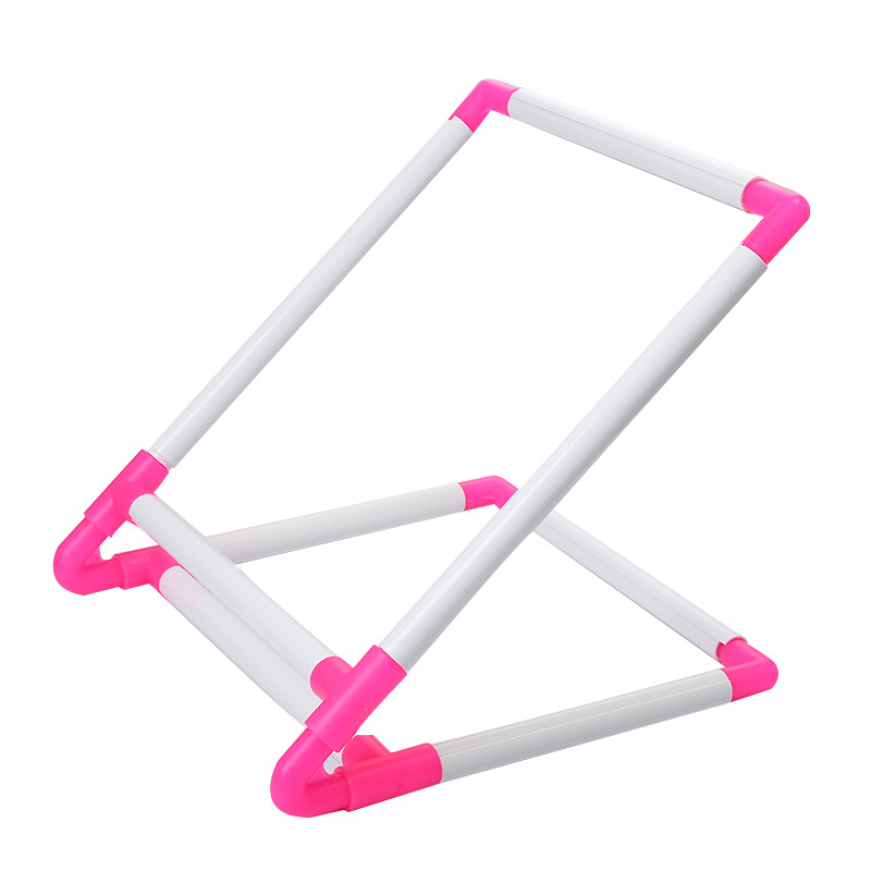 PVC asztali clip-es hímzőkeret keresztszemeshez – kézi használat, textilhímzés