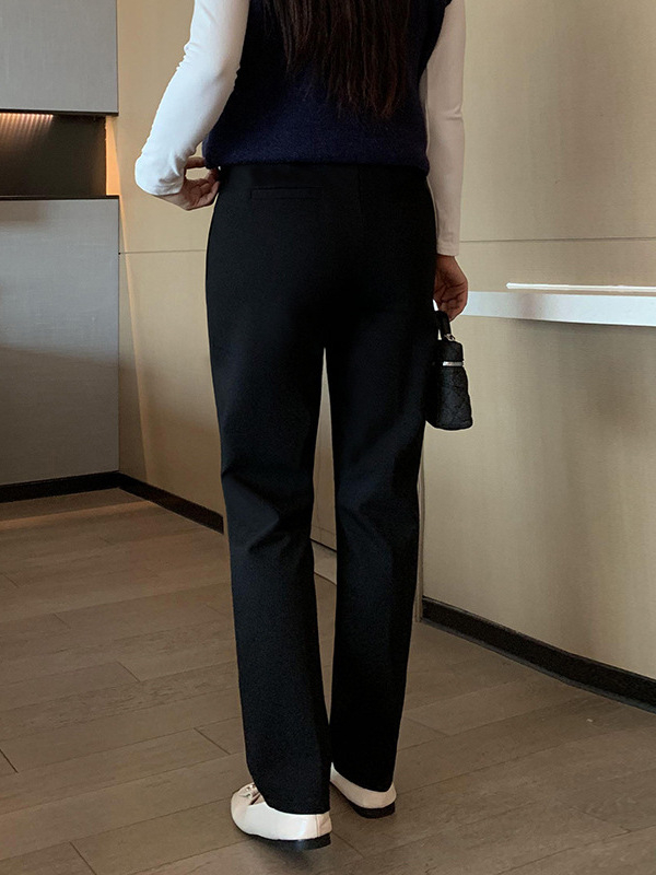 Grūtnieču bikses ar taisiem kājiem, brīvs piegriezums, garas bikses, viskozes šķiedra 30–50%, rudens 2025