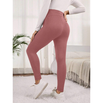 Παντελόνια εγκυμοσύνης με ψηλή μέση και εκτύπωση καρδιάς, 100% νάιλον, καθημερινά