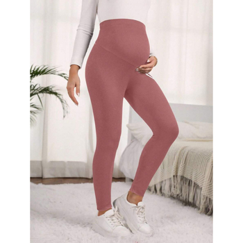 Παντελόνια εγκυμοσύνης με ψηλή μέση και εκτύπωση καρδιάς, 100% νάιλον, καθημερινά