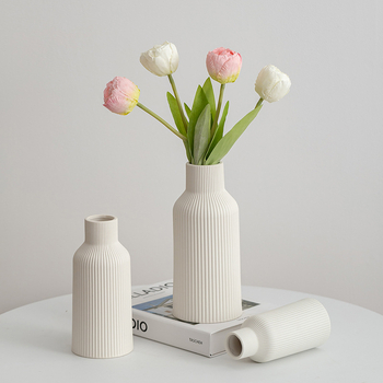 Κεραμικό βάζο, σετ τριών τεμαχίων, μοντέρνο μινιμαλιστικό στυλ, κανονική συσκευασία