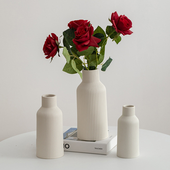 Κεραμικό βάζο, σετ τριών τεμαχίων, μοντέρνο μινιμαλιστικό στυλ, κανονική συσκευασία
