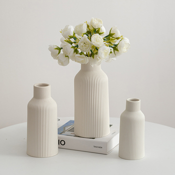 Κεραμικό βάζο, σετ τριών τεμαχίων, μοντέρνο μινιμαλιστικό στυλ, κανονική συσκευασία