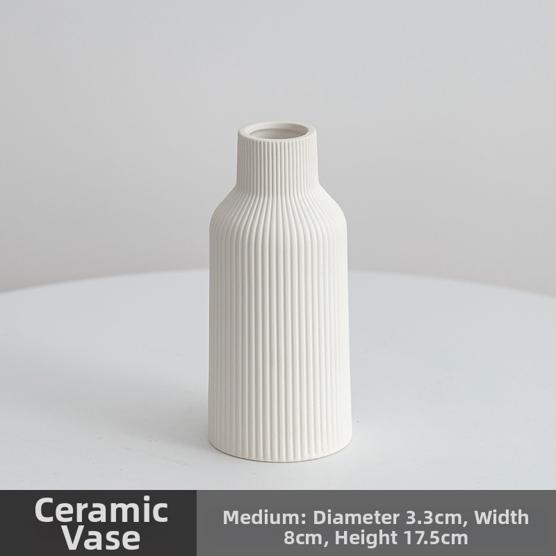 Κεραμικό βάζο, σετ τριών τεμαχίων, μοντέρνο μινιμαλιστικό στυλ, κανονική συσκευασία