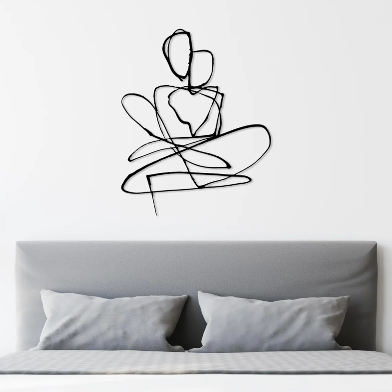 Geležies sienos meno pakabukas – Zhenchen, galvanizuotas plienas, Pastorinis / Europos stilius, Prekės kodas 033