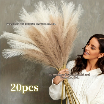 Τεχνητό γρασίδι πάμπας, μποέμ στυλ, υλικό από μεταξωτό άνθος, κωδικός προϊόντος 4257, ποικιλία 6533-21