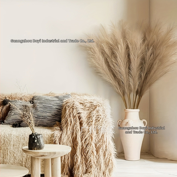 Τεχνητό γρασίδι πάμπας, μποέμ στυλ, υλικό από μεταξωτό άνθος, κωδικός προϊόντος 4257, ποικιλία 6533-21